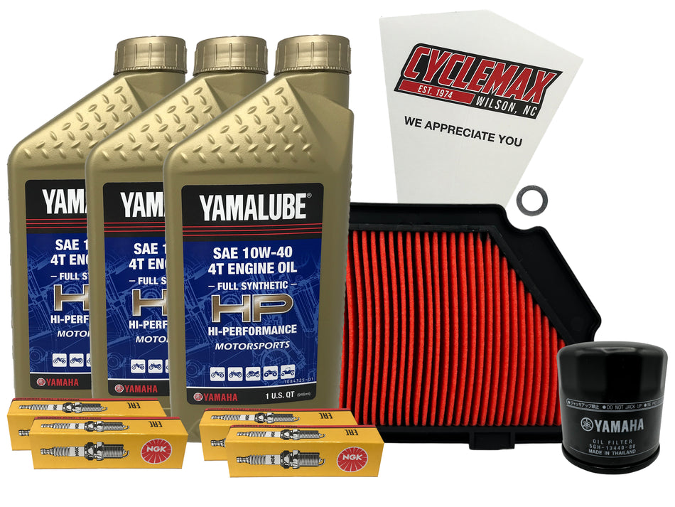 Yamaha Yamalube Full Synthetic Tune-Up Kit for 2009-2017 FZ6-R