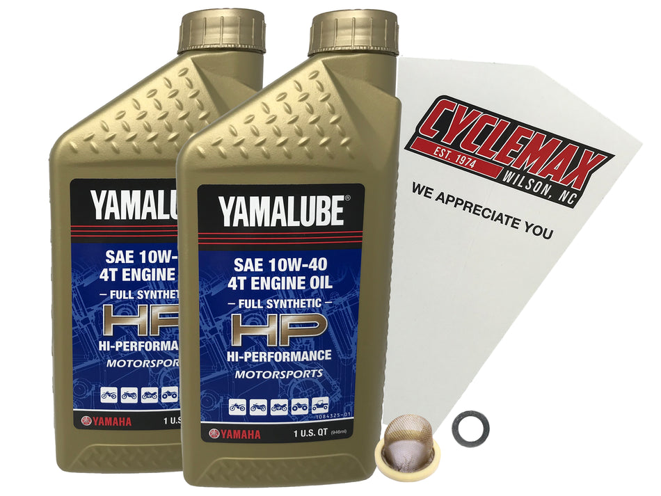 Yamaha Yamalube Full Synthetic Oil Change Kit for 2009-2013 GRIZZLY 125