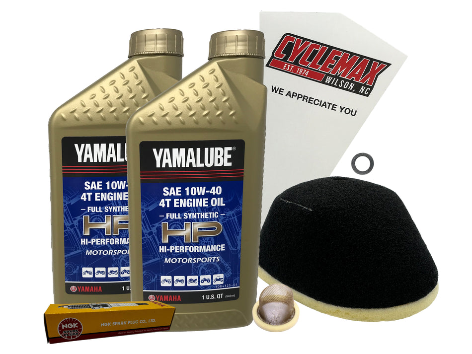 Yamaha Yamalube Full Synthetic Tune-Up Kit for 2009-2013 GRIZZLY 125