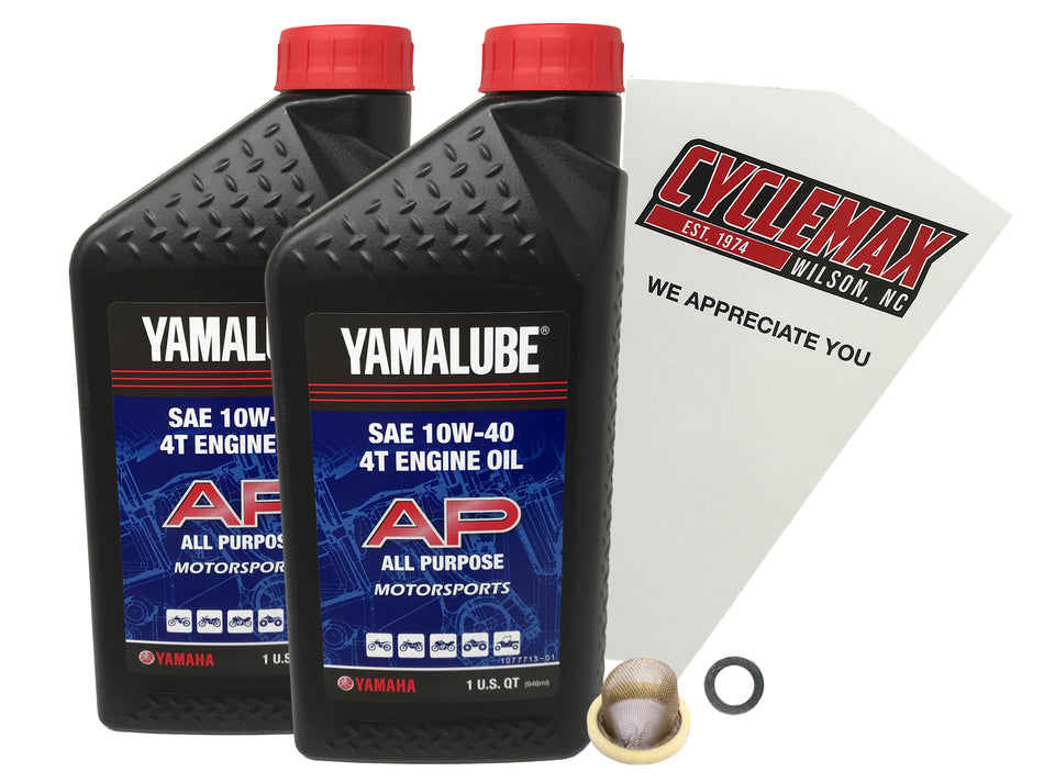 Yamaha Yamalube Standard Oil Change Kit for 2009-2013 GRIZZLY 125