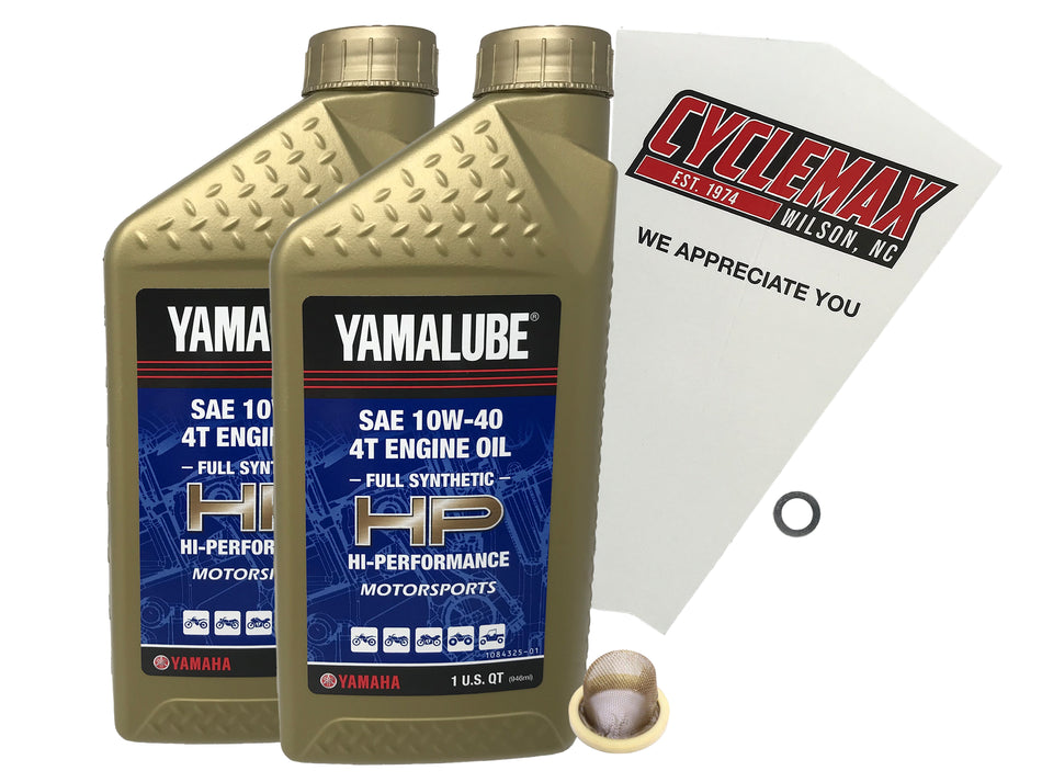 Yamaha Yamalube Full Synthetic Oil Change Kit for 2004-2013 GRIZZLY 125