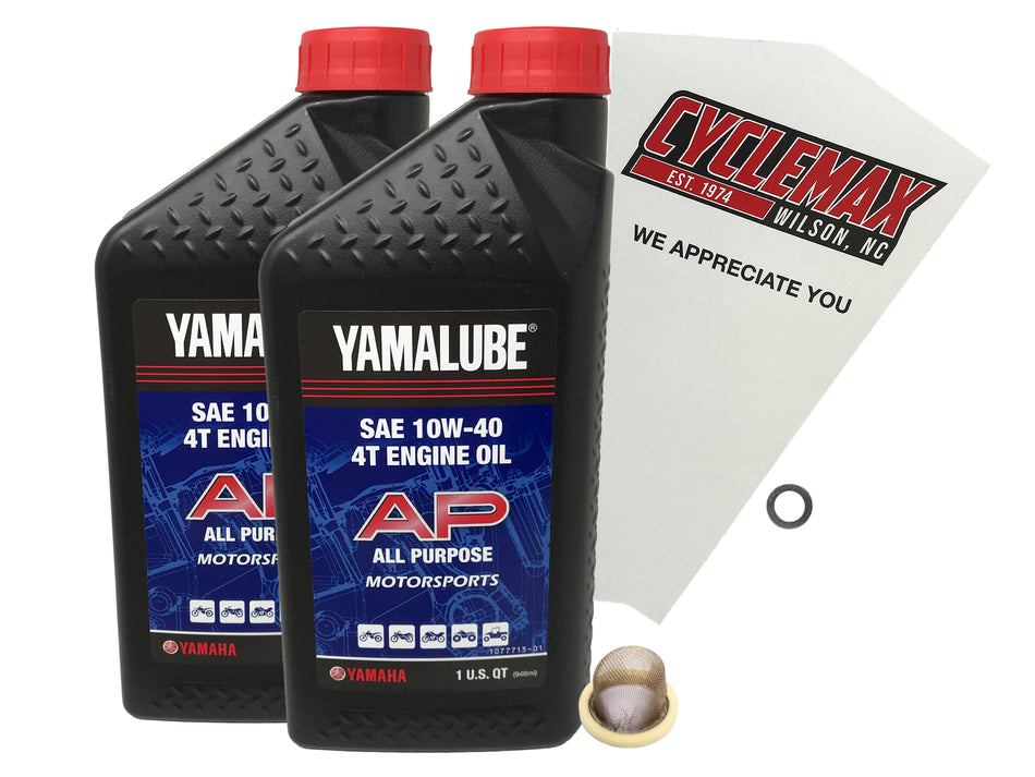 Yamaha Yamalube Standard Oil Change Kit for 2004-2013 GRIZZLY 125