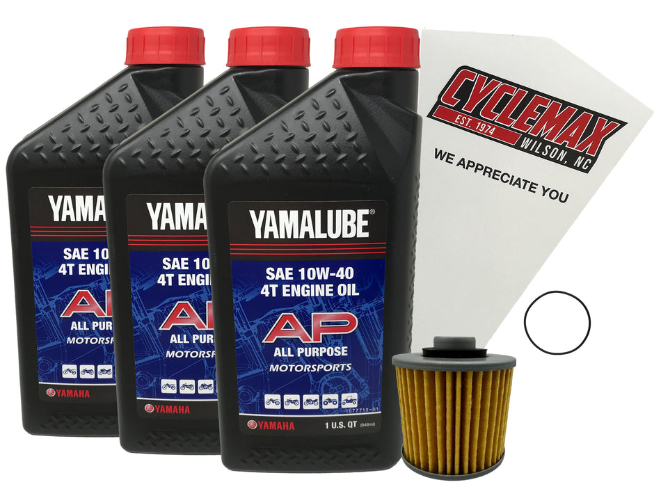 Yamaha Yamalube Standard Oil Change Kit for 2007-2011 GRIZZLY 350