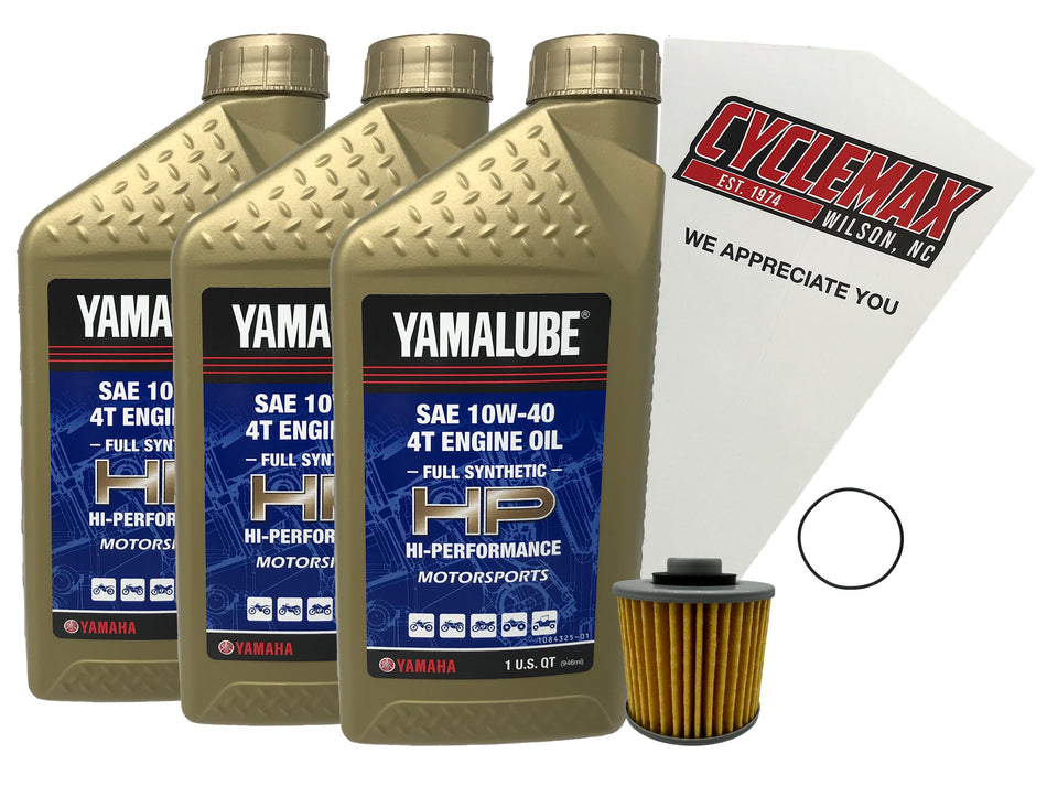 Yamaha Yamalube Full Synthetic Oil Change Kit for 1998-2001 GRIZZLY 600