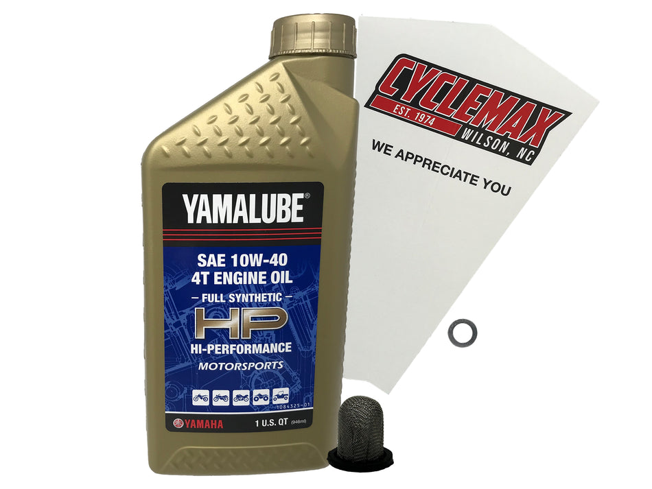 Yamaha Yamalube Full Synthetic Oil Change Kit for 2019-2025 GRIZZLY 90