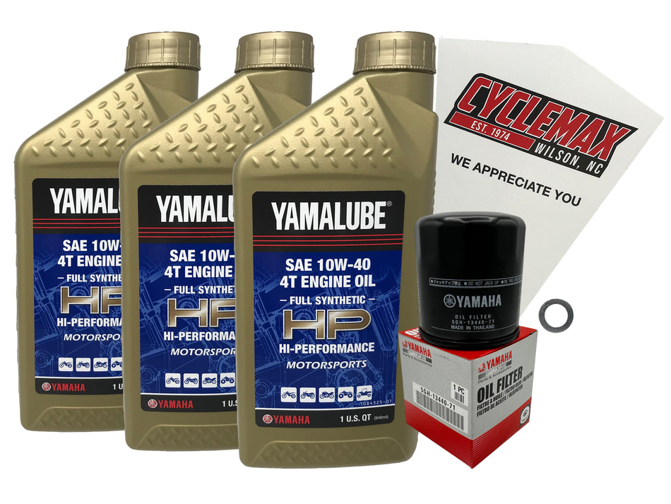 Yamaha Yamalube Full Synthetic Oil Change Kit for 2003-2006 KODIAK 400