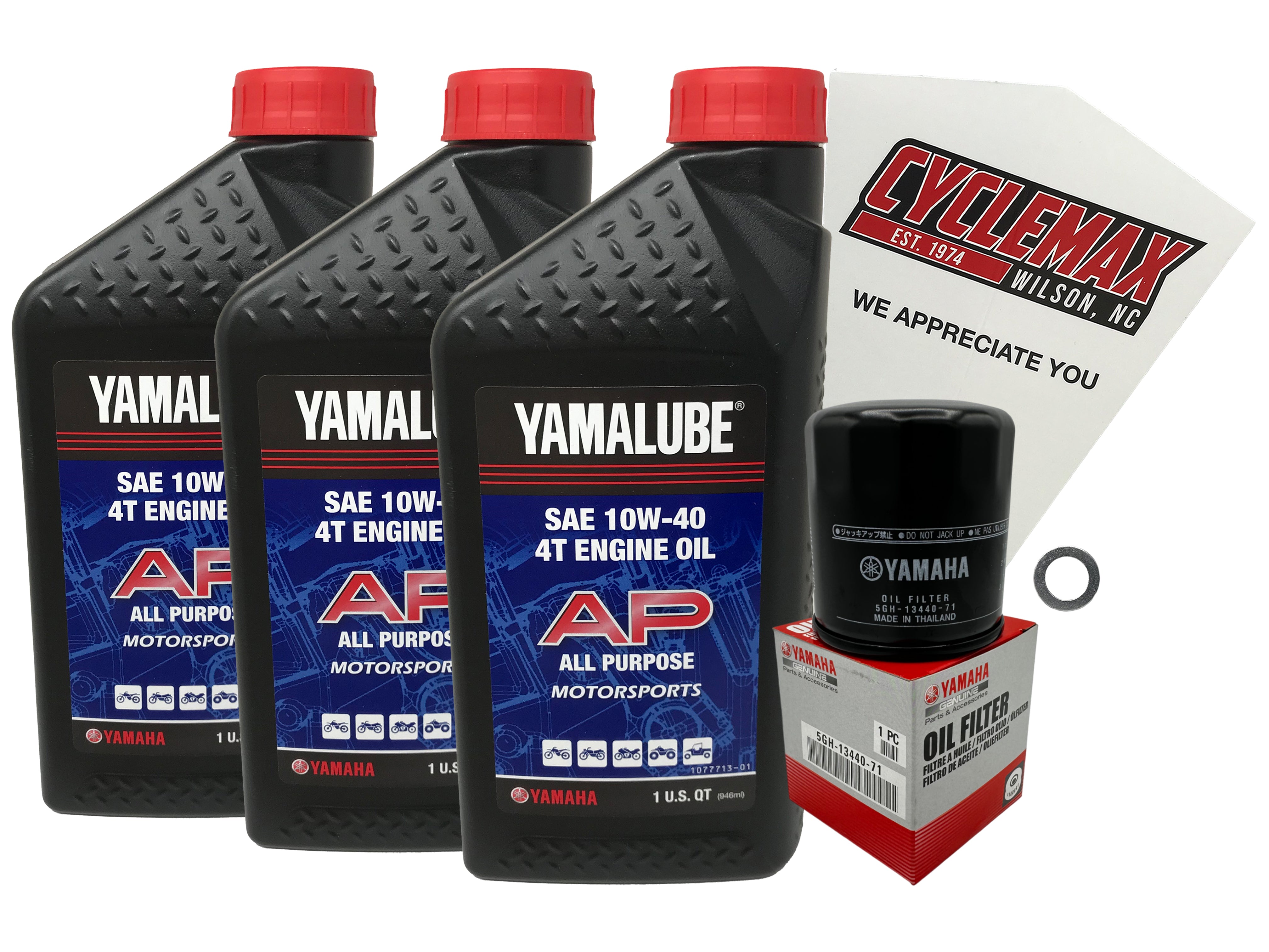 Yamaha Yamalube Standard Oil Change Kit for 2003-2006 KODIAK 400