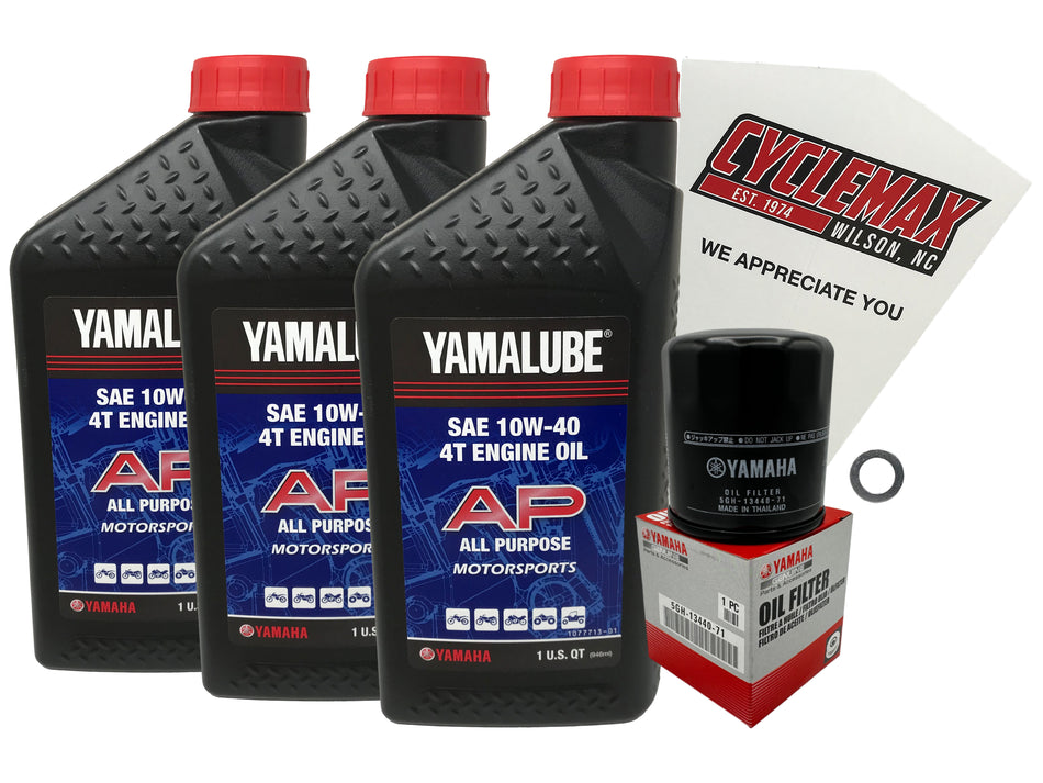 Yamaha Yamalube Standard Oil Change Kit for 2003-2006 KODIAK 400