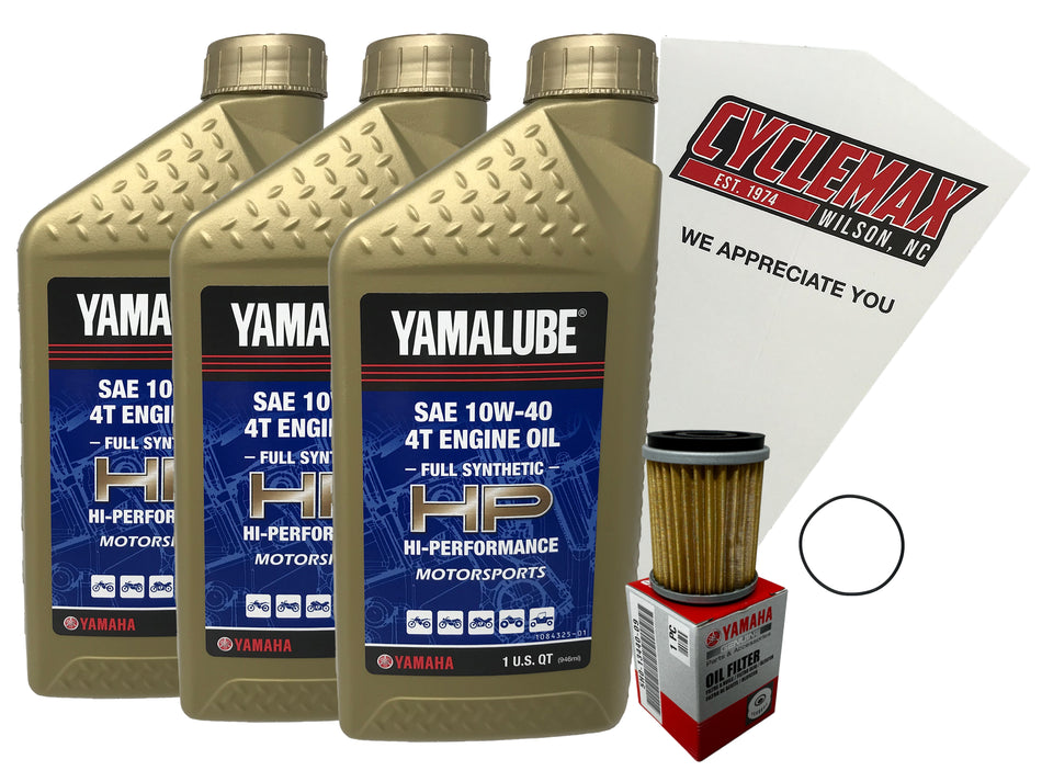 Yamaha Yamalube Full Synthetic Oil Change Kit for 1985-1989 MOTO-4
