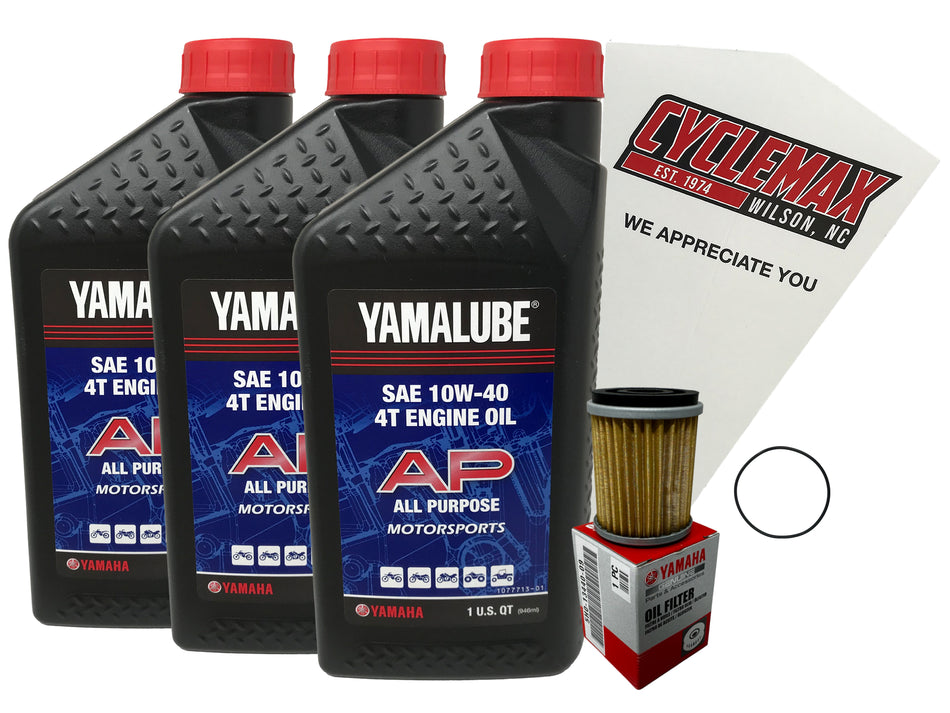 Yamaha Yamalube Standard Oil Change Kit for 1985-1989 MOTO-4