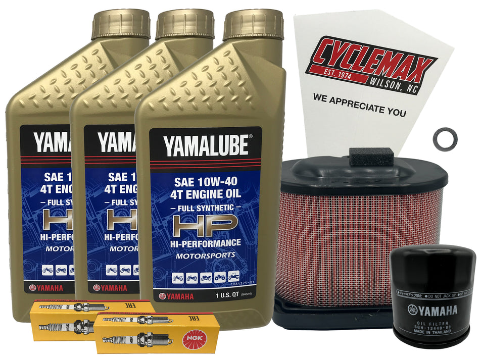 Yamaha Yamalube Full Synthetic Tune-Up Kit for 2018-2025 MT-07