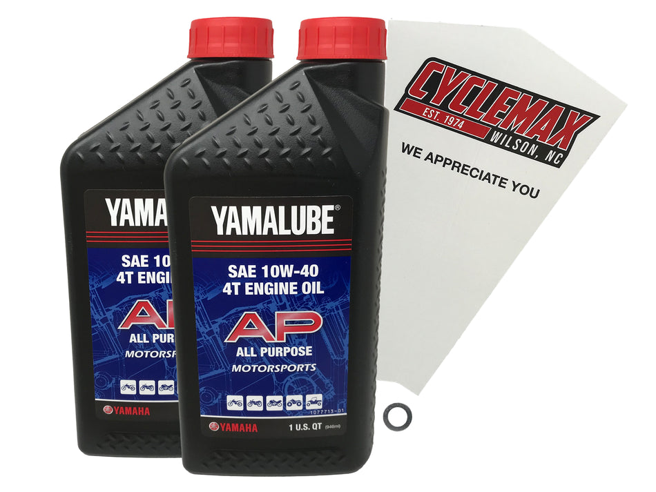 Yamaha Yamalube Standard Oil Change Kit for 2011-2013 RAPTOR 125