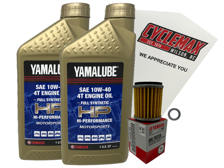 Yamaha Yamalube Full Synthetic Oil Change Kit for 2008-2013 RAPTOR 250