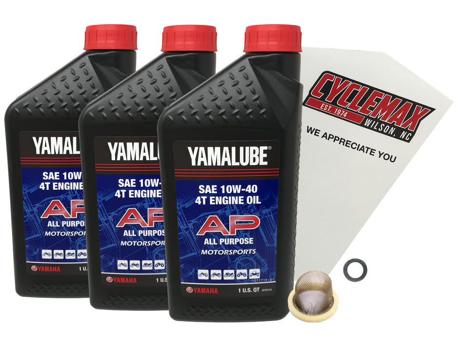 Yamaha Yamalube Standard Oil Change Kit for 2004-2013 RAPTOR 350