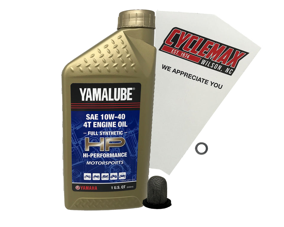 Yamaha Yamalube Full Synthetic Oil Change Kit for 2016-2023 RAPTOR 90
