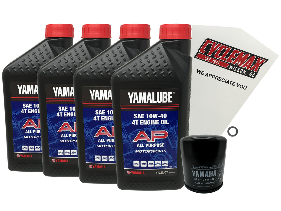 Yamaha Yamalube Standard Oil Change Kit for 1999-2013 ROYAL STAR VENTURE