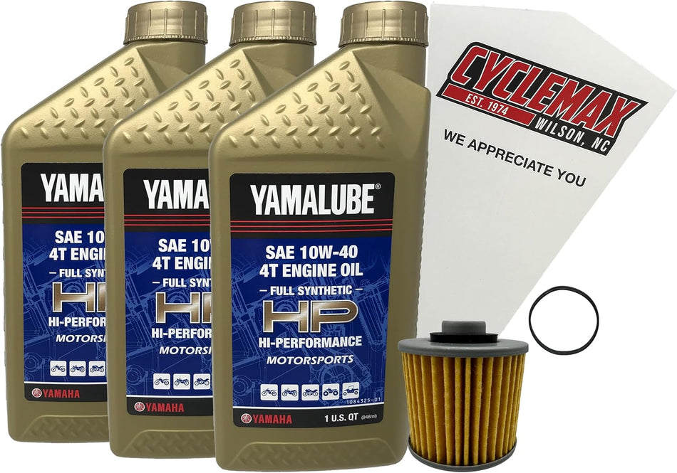 Yamaha Yamalube Full Synthetic Oil Change Kit for 2006-2010 V STAR 650