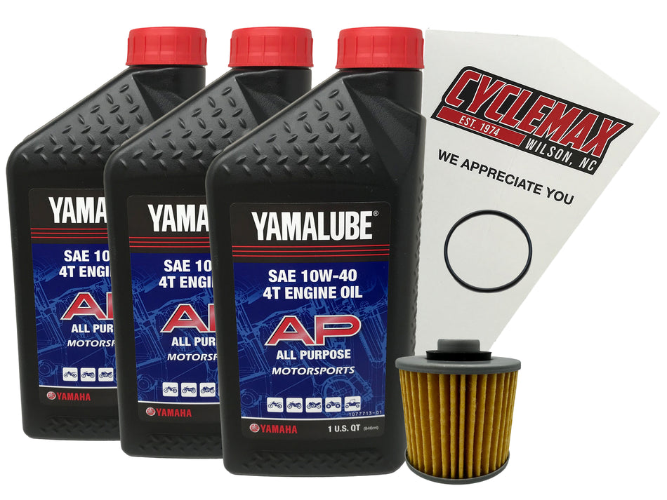 Yamaha Yamalube Standard Oil Change Kit for 2006-2010 V STAR 650
