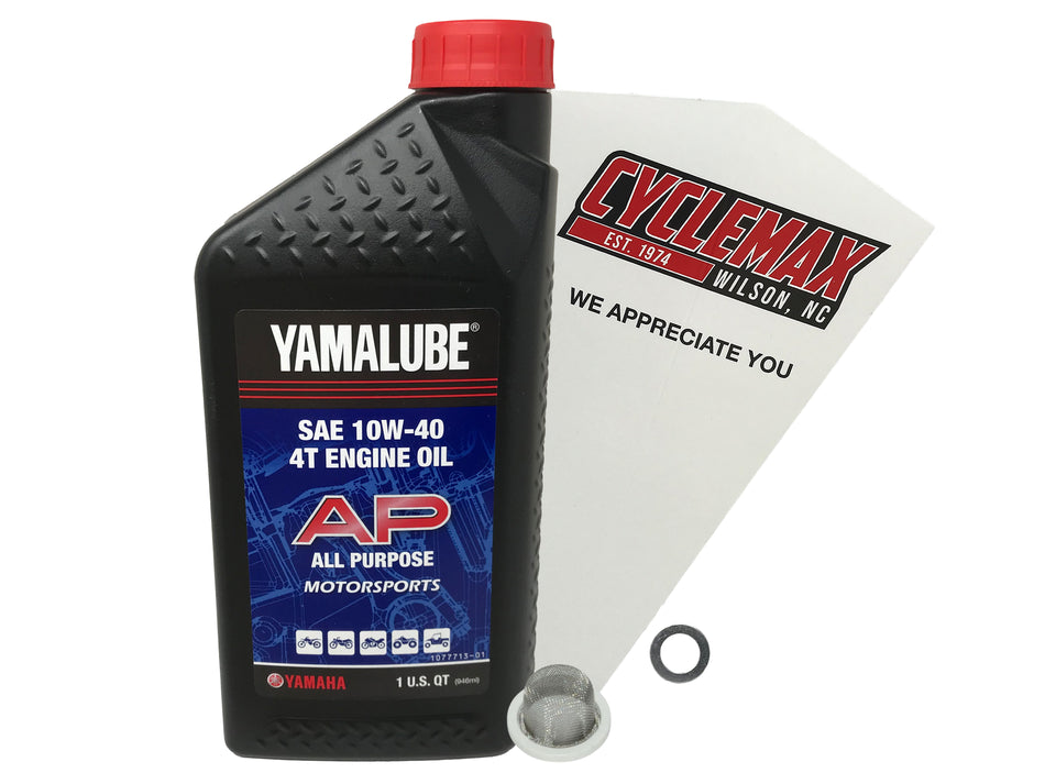 Yamaha Yamalube Standard Oil Change Kit for 2006-2018 VINO 50