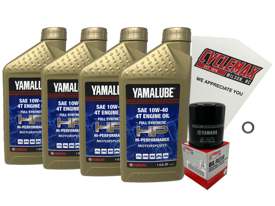 Yamaha Yamalube Full Synthetic Oil Change Kit for 1985-2007 V-MAX 1200