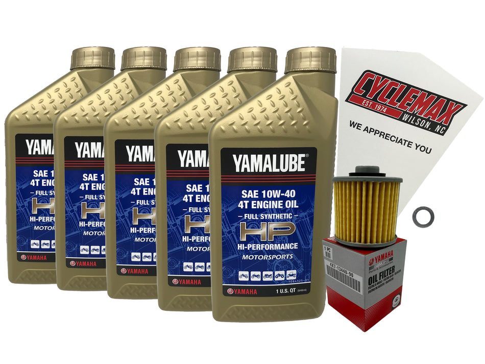 Yamaha Yamalube Full Synthetic Oil Change Kit for 1999-2009 V-STAR 1100 CLASSIC