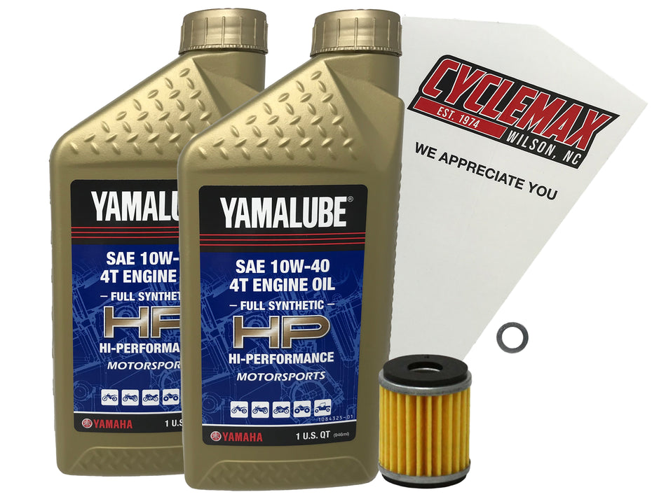 Yamaha Yamalube Full Synthetic Oil Change Kit for 2018-2025 XMAX 300