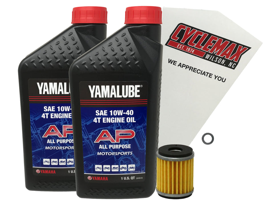 Yamaha Yamalube Standard Oil Change Kit for 2018-2025 XMAX 300
