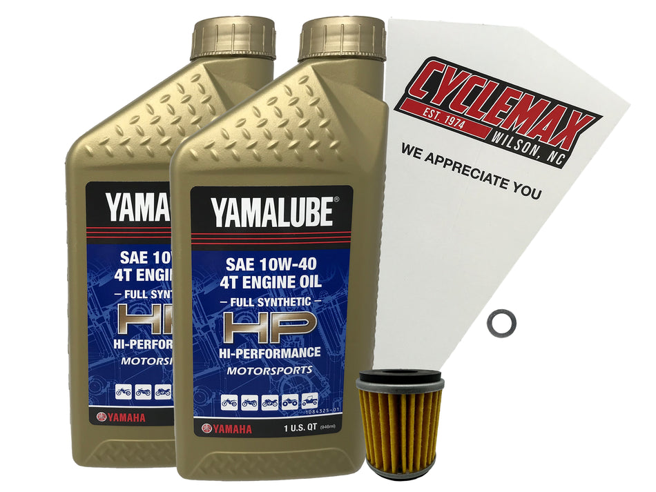 Yamaha Yamalube Full Synthetic Oil Change Kit for 2004-2025 YFZ450