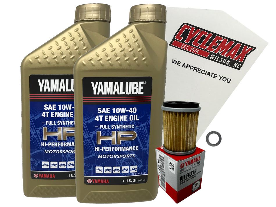 Yamaha Yamalube Full Synthetic Oil Change Kit for 1983-1986 YTM225 TRI MOTO