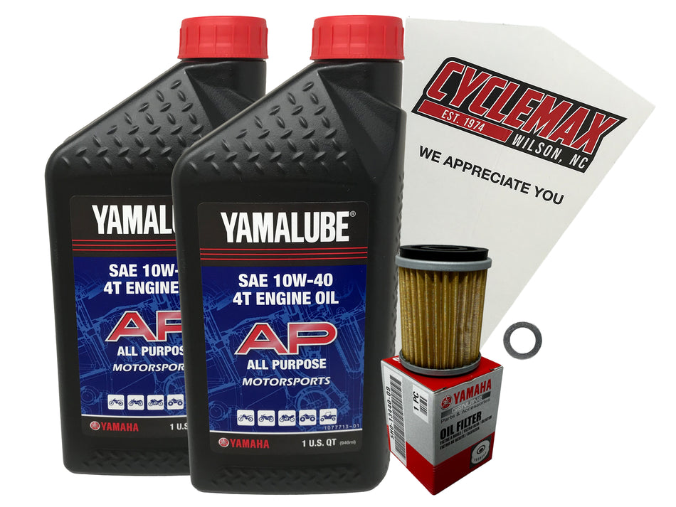 Yamaha Yamalube Standard Oil Change Kit for 1983-1986 YTM225 TRI MOTO