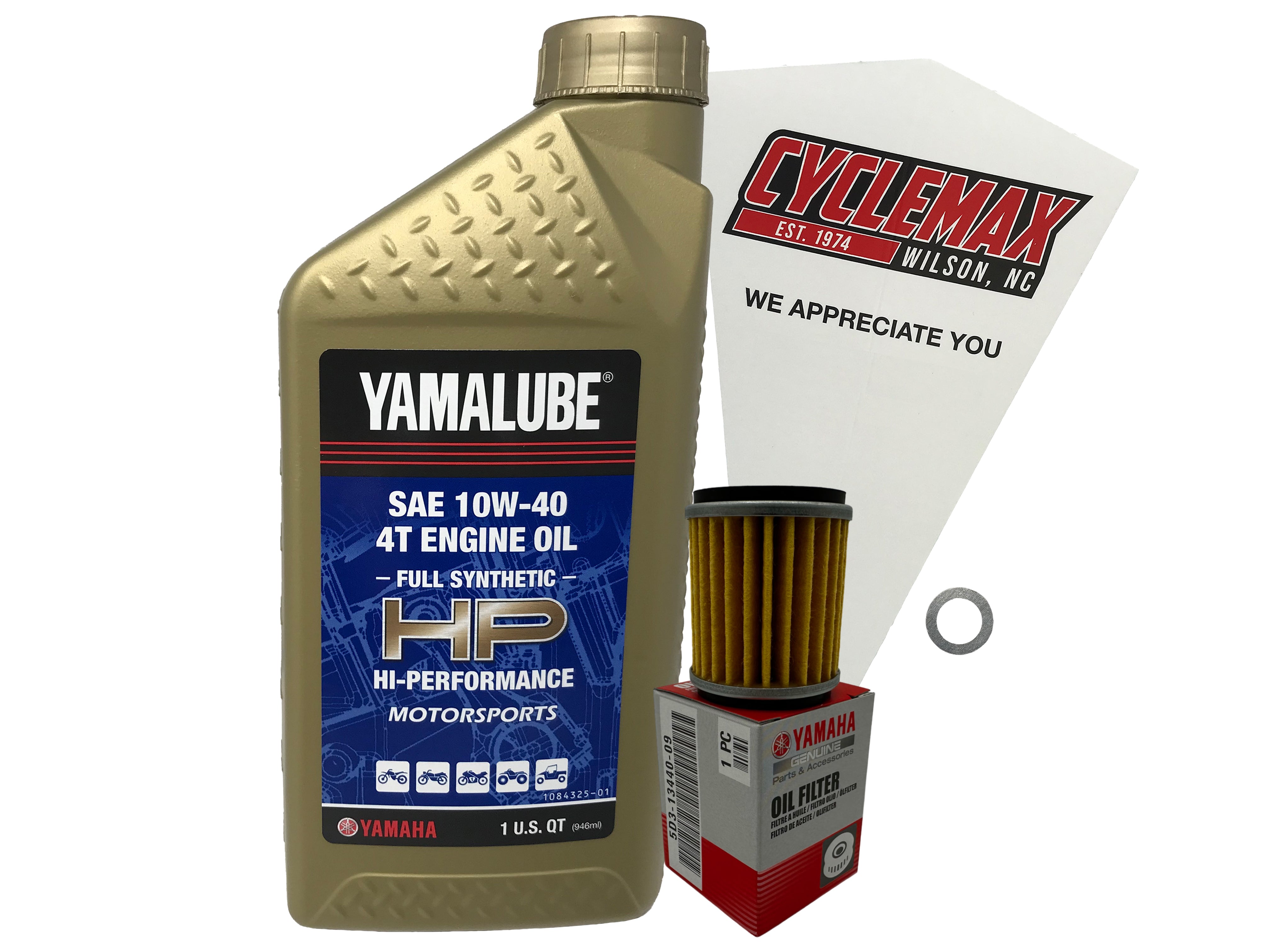 Yamaha Yamalube Full Synthetic Oil Change Kit for 2019-2021 YZ250F