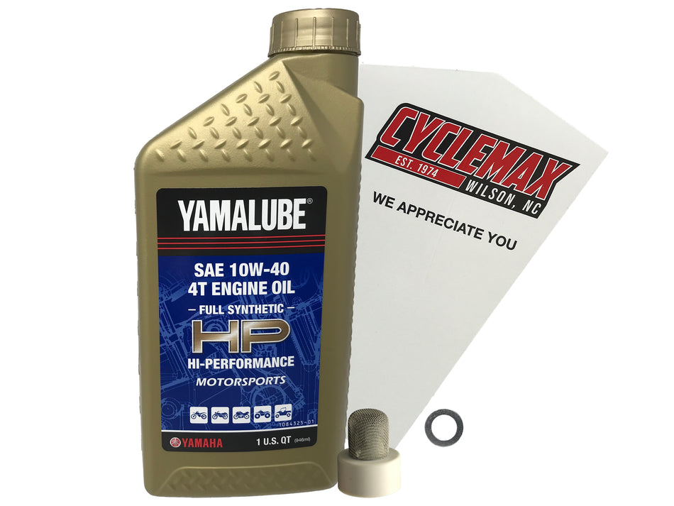 Yamaha Yamalube Full Synthetic Oil Change Kit for 2009-2015 ZUMA 125
