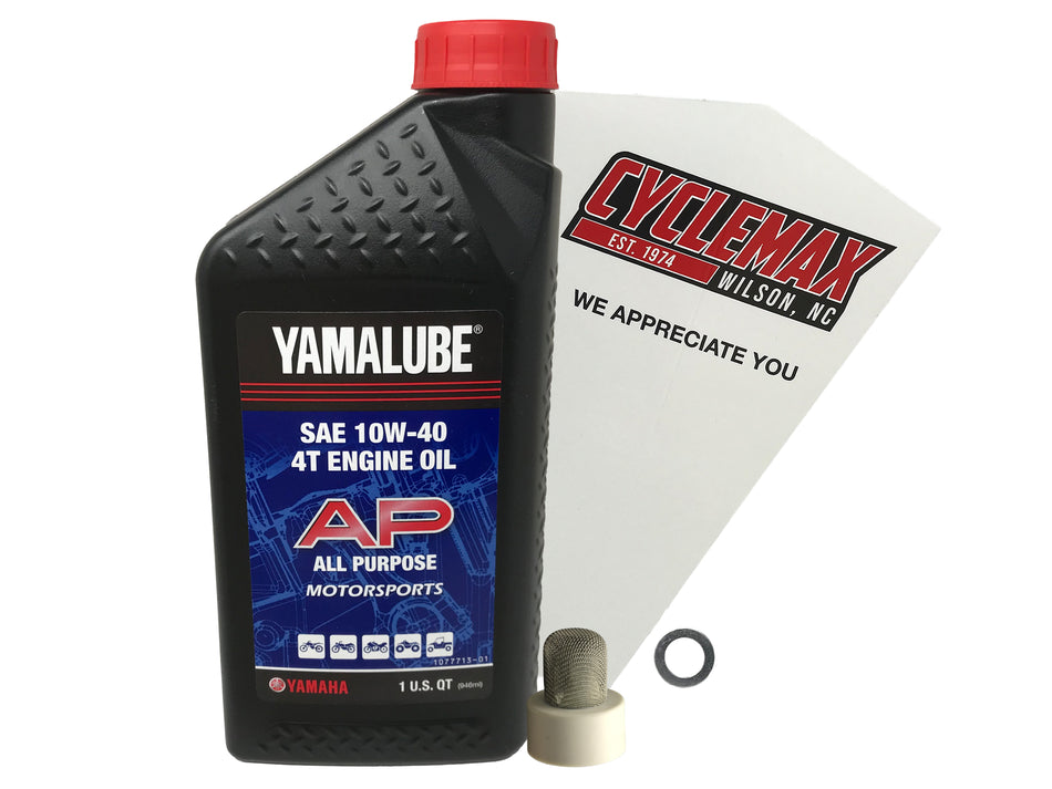 Yamaha Yamalube Standard Oil Change Kit for 2009-2015 ZUMA 125