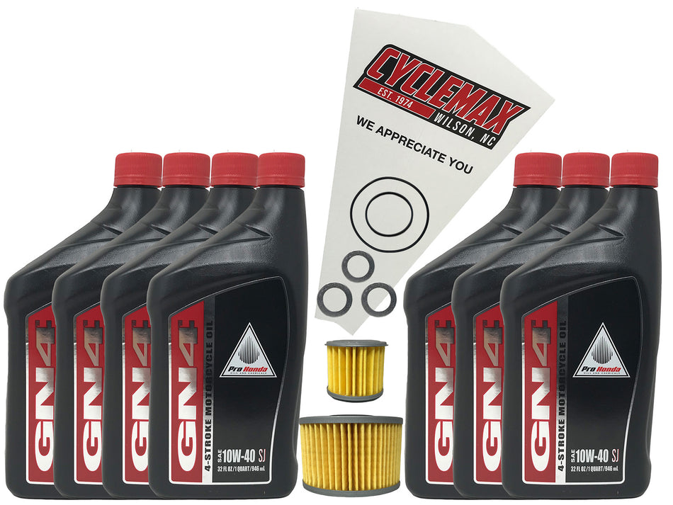 Honda GN4 Standard 10W-40 Oil Change Kit for 2016-2025 PIONEER 1000