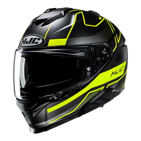 HJC i71 IROIX FULL FACE - BLACK/NEON GREEN SIZE VARIES
