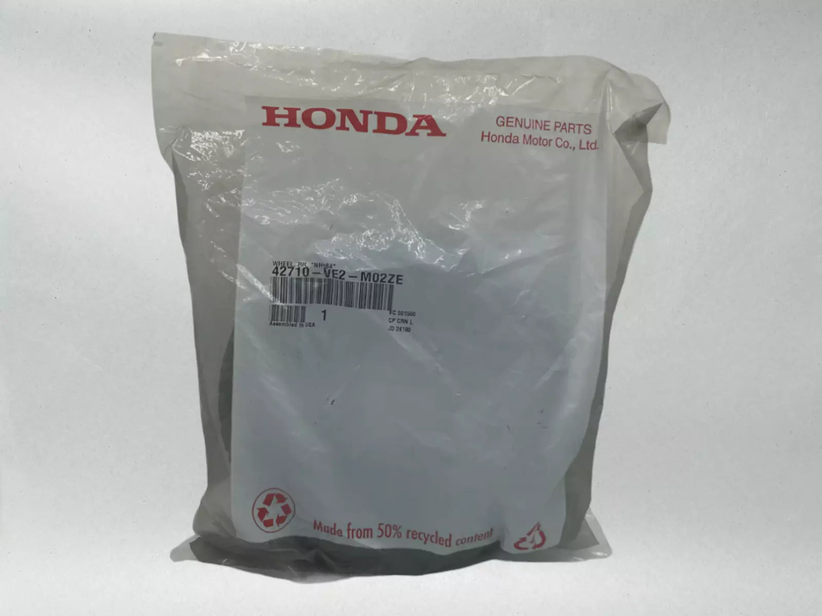 Honda OEM 2 Pack Rear Wheel 42710-VE2-M02ZE