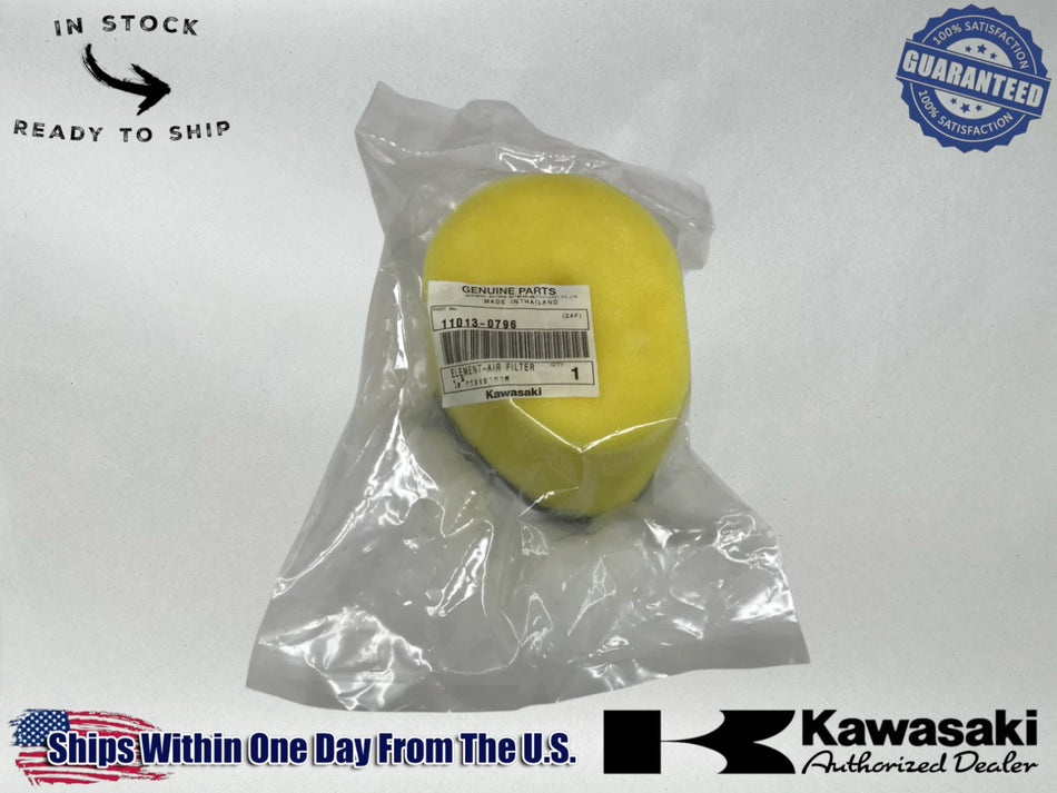 Kawasaki Genuine OEM Air Filter Element KLX140 KLX140L KLX140G 11013-0796