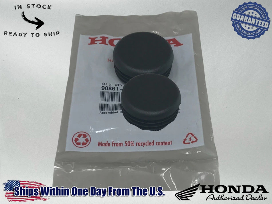 2 Honda Genuine OEM Bumper Caps 1-3/4" MUV700 Pioneer 700 1000 90861-HL1-A00