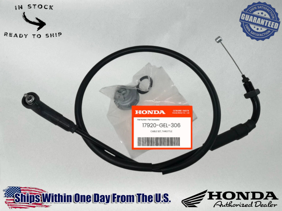 Honda Genuine OEM THROTTLE CABLE SET 2013-24 CRF50F 17920-GEL-306