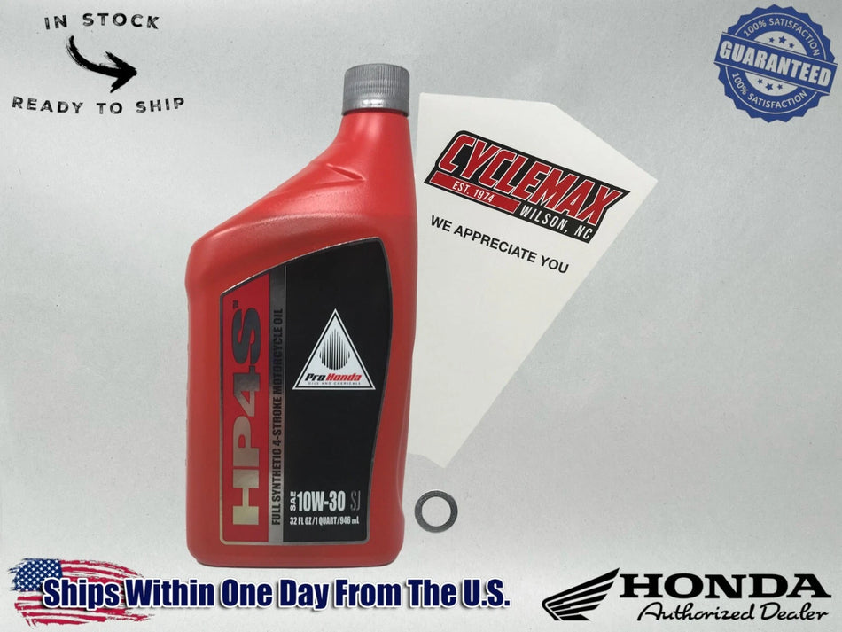 Cyclemax Full Synthetic Oil Change Kit fits 2023-2025 Honda XR150L