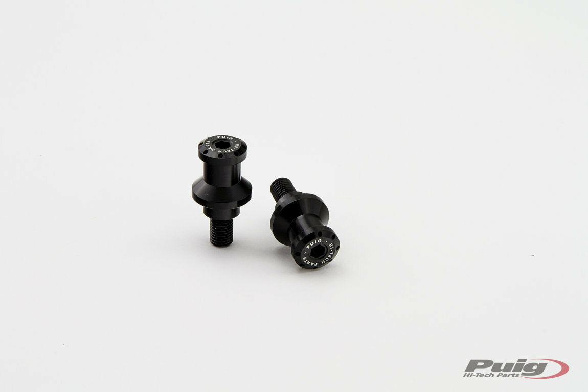 Swingarm Spools Hi Tech 10mm Black 2/Pk