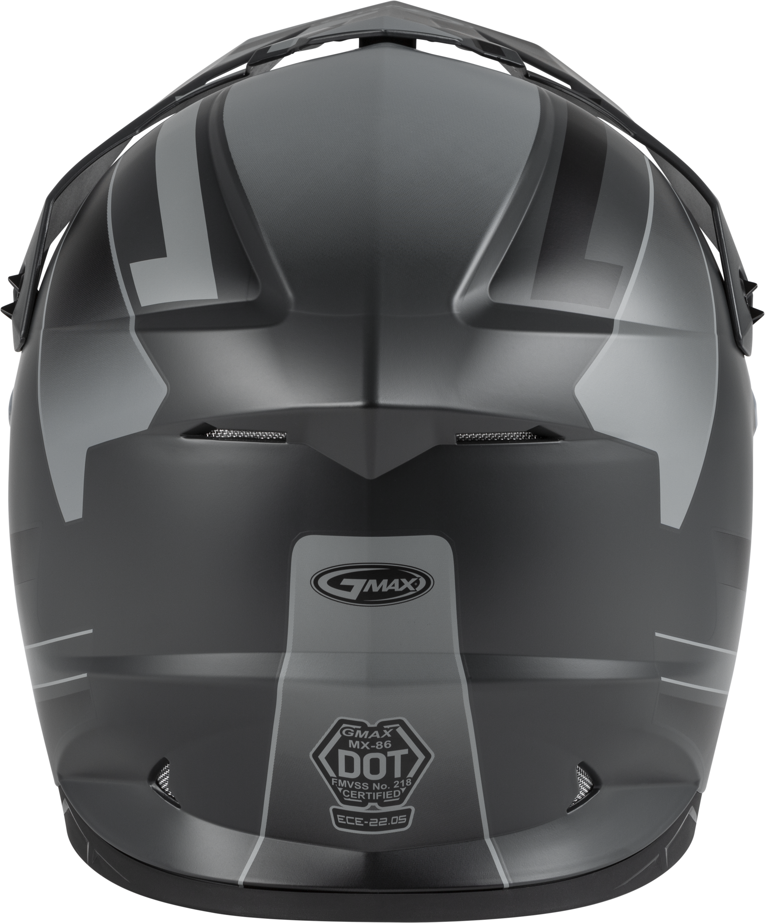 Mx 86 Off Road Fame Helmet Matte Dark Grey/Black Lg