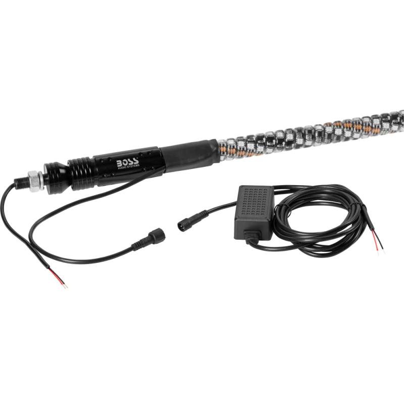 BOSS Audio Systems ATV Whip Antenna/ 48 inch/ Multicolor/ IP67 Weatherproof