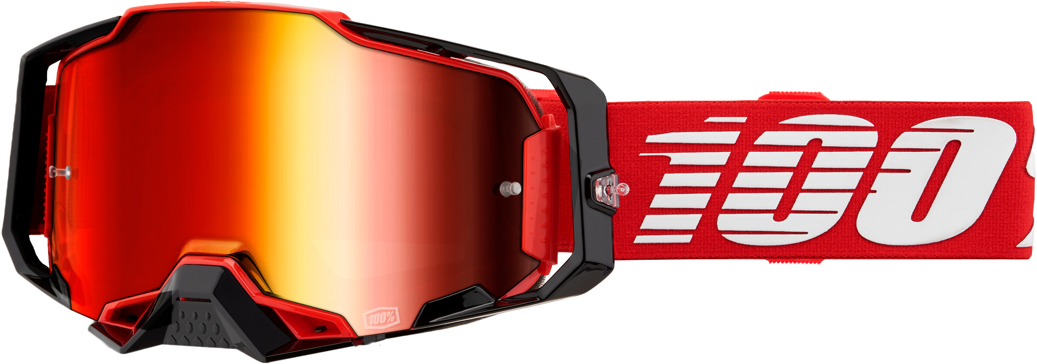 Armega Goggle Red Mirror Red Lens