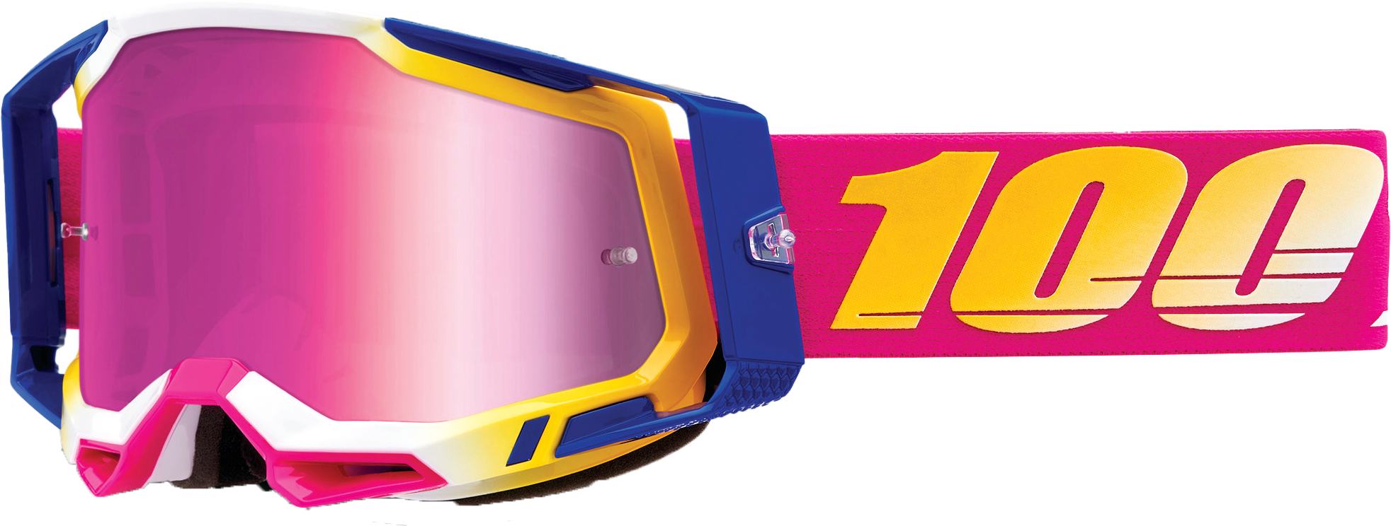 Racecraft 2 Goggle Mission Mirror Pink Lens