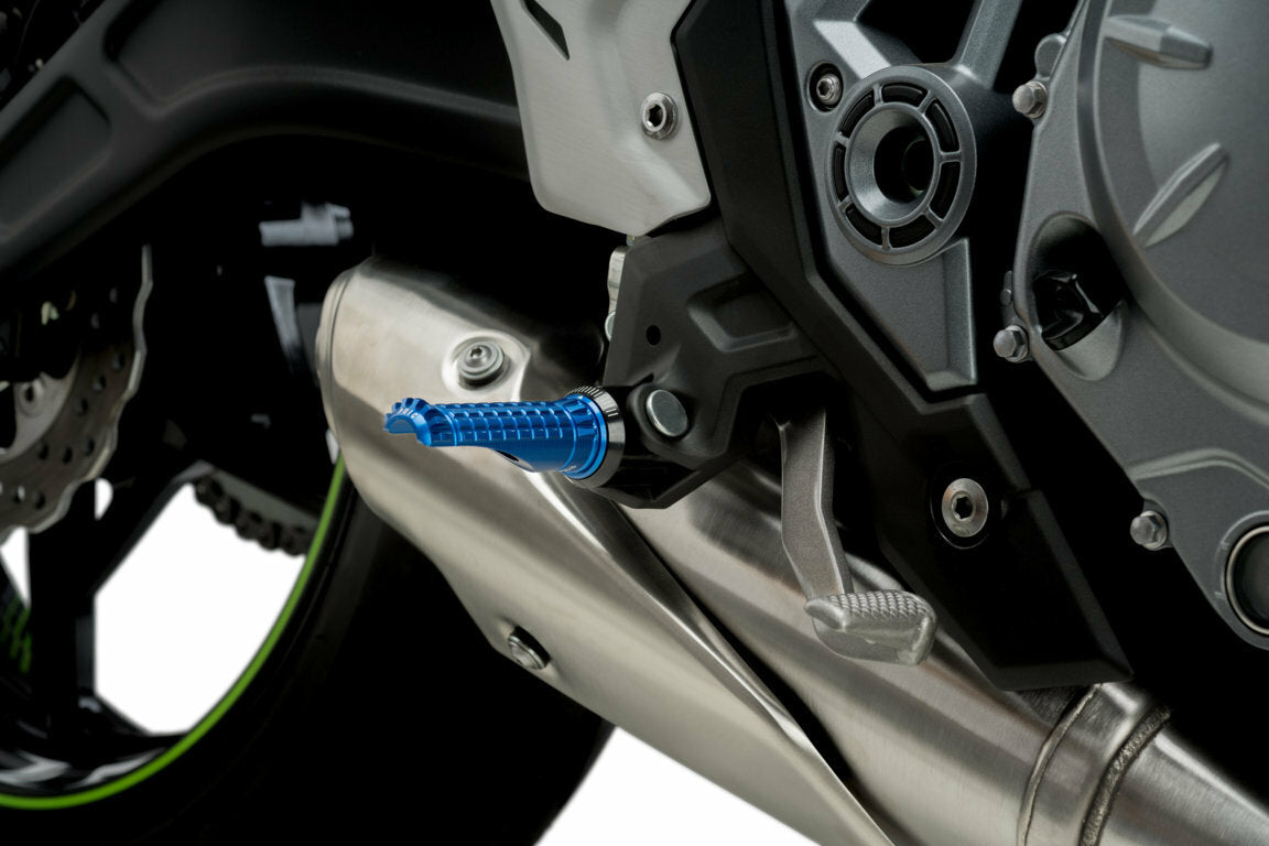 Footpegs R Fighter Blue