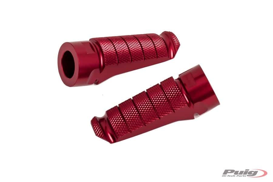 Footpegs Racing Red