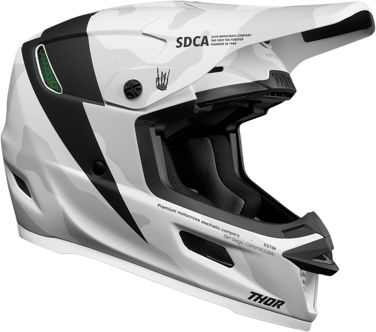 THOR Reflex Helmet - Cast - MIPS? - White/Black - XL 0110-7018