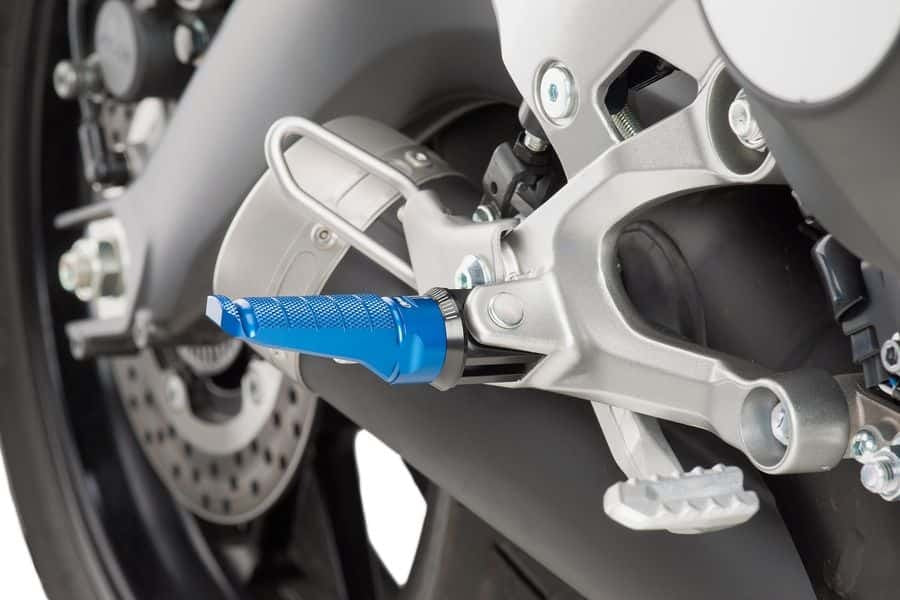 Footpegs Racing Blue