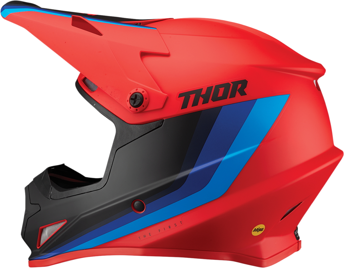 THOR Sector Helmet - Runner - MIPS? - Red/Blue - Large 0110-7299
